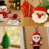 il_fullxfull.7470196663_gsh3.jpg Christmas Crochet Pattern Bundle PDF – Snowman, Santa Keychain, Face Ornament & Christmas Tree