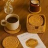 2 Crochet Patterns Bundle | Rounds Coasters with Round Holder + Box Style Holder