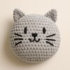 Crochet Cat Pillow Pattern | Chunky Chenille  Cushion Tutorial | Easy Amigurumi  Pattern