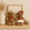 il_fullxfull.7495849333_maup.jpg Gingerbread Man & Woman Crochet Pattern | Christmas Amigurumi Ornament | Easy Gingerbread Couple PDF Tutorial