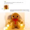 il_fullxfull.7500394738_9ipg.jpg Gingerbread Man & Woman Crochet Pattern | Christmas Amigurumi Ornament | Easy Gingerbread Couple PDF Tutorial