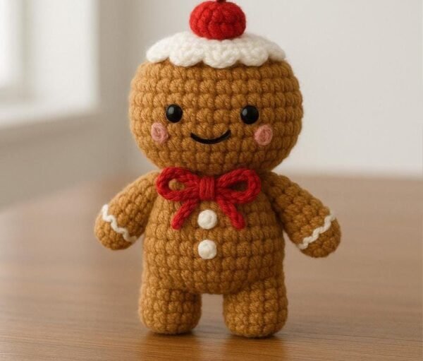 il_fullxfull.7508204320_toer.jpg Gingerbread Crochet Pattern PDF | Christmas Gingerbread Doll Amigurumi