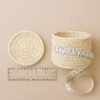 Crochet Coaster Pattern with Holder | Modern Coaster Set | 4 Stacking Coasters  | Instant Download PDF