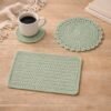 Crochet Table Set Pattern for Beginners | Placemat Coaster Centerpiece