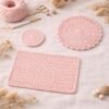 Crochet Table Set Pattern for Beginners | Placemat Coaster Centerpiece