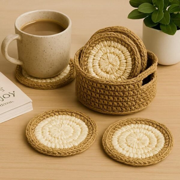 il_fullxfull.7552505448_bx64.jpg Crochet Coaster & Holder Patterns | Beginner Friendly Bundle (PDF)