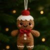 Gingerbread Crochet Pattern PDF | Christmas Gingerbread Doll Amigurumi