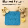il_fullxfull.7557613368_dzwr.jpg Shell Stitch Baby Blanket Crochet Pattern PDF | Easy Crochet | Beginner | Instant Download