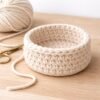 Chunky Crochet Basket Pattern | Easy Beginner Storage (PDF)