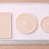 Crochet Table Set Pattern for Beginners | Placemat Coaster Centerpiece