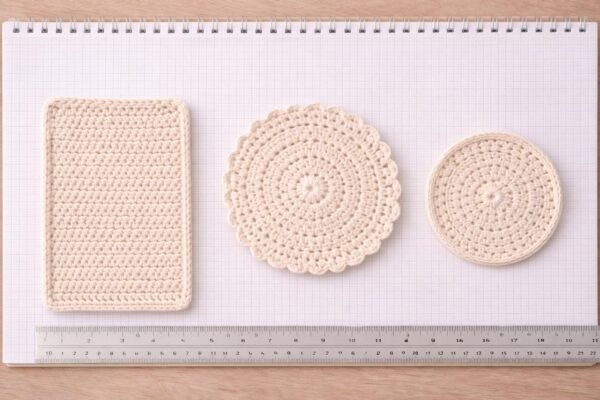Crochet Table Set Pattern for Beginners | Placemat Coaster Centerpiece
