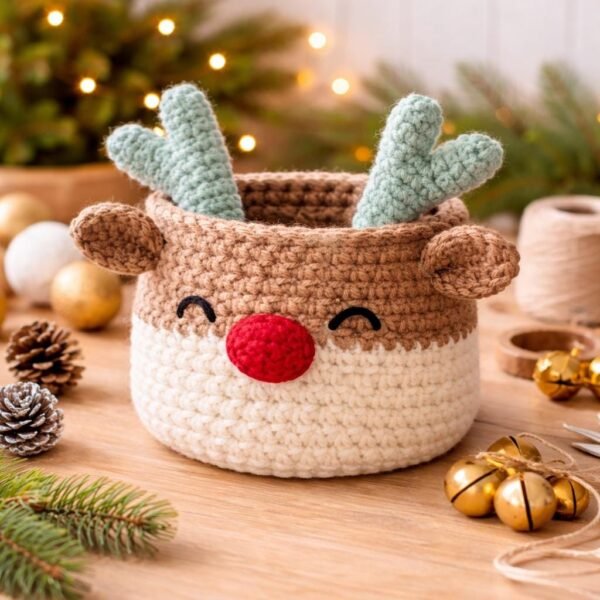 il_fullxfull.7572385738_ddns.jpg Basket Crochet Pattern PDF | Beginner Friendly Storage Basket