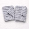 Chunky Ridge Fingerless Gloves Crochet Pattern PDF | Bulky Yarn Wrist Warmers