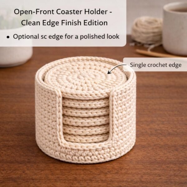 il_fullxfull.7611030513_9rib.jpg Crochet Basket and Coaster Pattern | Beginner Home Decor (PDF Pattern Bundle)