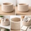 Chunky Crochet Basket Pattern | Easy Beginner Storage (PDF)