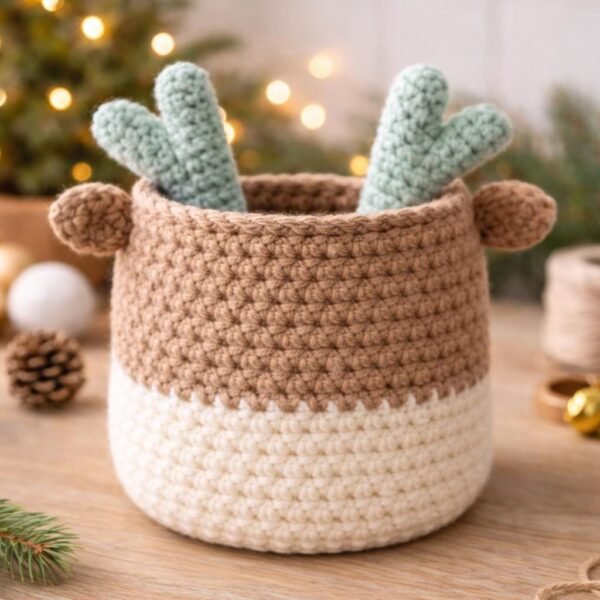 il_fullxfull.7620335863_1myb.jpg Basket Crochet Pattern PDF | Beginner Friendly Storage Basket