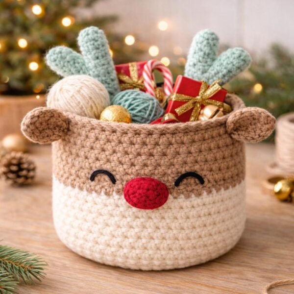 il_fullxfull.7620335887_sa1g.jpg Basket Crochet Pattern PDF | Beginner Friendly Storage Basket
