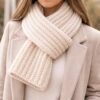 Chunky Ribbed Crochet Scarf Pattern | Easy Beginner BLO (PDF)