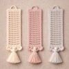 Crochet Lace Bookmark Pattern | Easy Beginner Tassel Design (PDF Download)