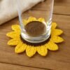 Sunflower Coaster Crochet Pattern | Beginner Friendly (PDF Pattern)