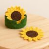 Sunflower Coaster Crochet Pattern | Beginner Friendly (PDF Pattern)