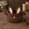 il_fullxfull.7685763092_hjzl.jpg Bunny Basket Crochet Pattern PDF, Amigurumi Rabbit Storage, Baby Nursery Decor, Beginner Crochet