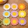 Daisy Flower Coaster Crochet Pattern, Beginner Floral Tutorial (PDF Download)