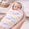 Chevron Pastel Baby Blanket Crochet Pattern | Easy Ripple Blanket | Beginner Friendly | Step-by-Step PDF