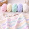 Chevron Pastel Baby Blanket Crochet Pattern | Easy Ripple Blanket | Beginner Friendly | Step-by-Step PDF