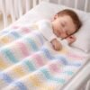 Chevron Pastel Baby Blanket Crochet Pattern | Easy Ripple Blanket | Beginner Friendly | Step-by-Step PDF