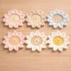 Crochet Flower Coaster Pattern, Daisy Coaster, 2 Petal Styles (PDF)