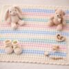 il_fullxfull.7928117768_ok5n.jpg Waffle Stitch Baby Blanket Crochet Pattern, Multi Color, Easy Textured, Beginner Friendly PDF