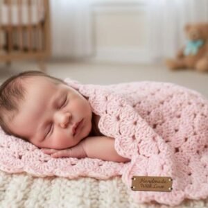 2 Crochet Baby Blanket Patterns Bundle | Beginner Friendly | Shell Stitch + one skein | PDF Download