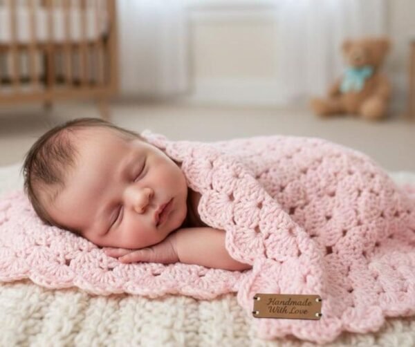 2 Crochet Baby Blanket Patterns Bundle | Beginner Friendly | Shell Stitch + one skein | PDF Download