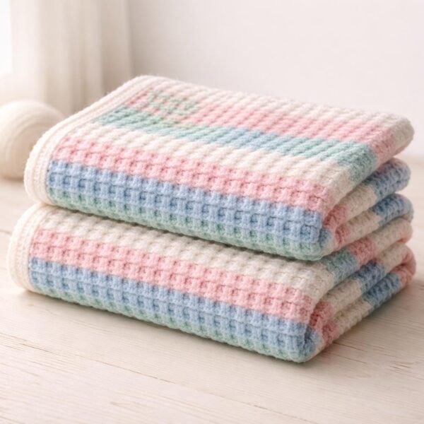 il_fullxfull.7976073479_tjlb.jpg Waffle Stitch Baby Blanket Crochet Pattern, Multi Color, Easy Textured, Beginner Friendly PDF