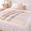 il_fullxfull.7976074327_hp6l.jpg Waffle Stitch Baby Blanket Crochet Pattern, Multi Color, Easy Textured, Beginner Friendly PDF