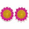 Crochet Flower Coaster Pattern | 2 Edge Options (Simple Round + Picot Edge) | Beginner Friendly  | PDF