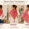 Easy Breeze Crochet Shawl Pattern | Beginner C2C Triangle Wrap | Instant Download PDF