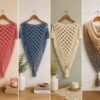Easy Breeze Crochet Shawl Pattern | Beginner C2C Triangle Wrap | Instant Download PDF