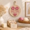 Beginner Crochet Mom Decor Pattern | Floral Wall Hanging (PDF Download)