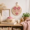 Beginner Crochet Mom Decor Pattern | Floral Wall Hanging (PDF Download)