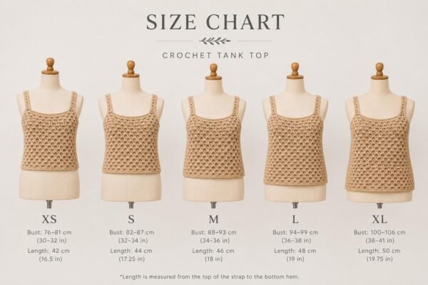il_fullxfull.8041373672_r8pp.jpg Crochet Top Pattern | Summer Breeze | Easy Crossed Stitch | DK Cotton | Sizes XS to XL