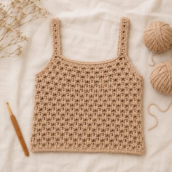 il_fullxfull.8041373714_1t66.jpg Crochet Top Pattern | Summer Breeze | Easy Crossed Stitch | DK Cotton | Sizes XS to XL