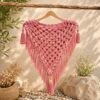 Easy Breeze Crochet Shawl Pattern | Beginner C2C Triangle Wrap | Instant Download PDF