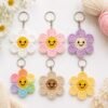 il_fullxfull.8048554535_q0cg.jpg Smiley Flower Crochet Pattern PDF | Daisy Keychain Tutorial