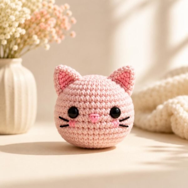 Crochet Cat Keychain Pattern Bundle | Kawaii Amigurumi Plush Tutorial (PDF)