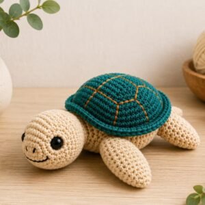 Sea Turtle Crochet Pattern, Amigurumi Pattern, Plush Toy, Beginner Friendly PDF Download