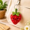 il_fullxfull.8055289547_ndnf.jpg Amigurumi Fruit Keychain PDF, Kawaii Bag Charm Tutorial, Beginner DIY Gift Project, Easy Handmade