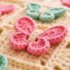 il_fullxfull.8062114019_mub1.jpg Butterfly Blanket Crochet Pattern PDF | 3D Granny Square | Baby Girl Blanket | Instant Download