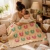 il_fullxfull.8062114333_759h.jpg Butterfly Blanket Crochet Pattern PDF | 3D Granny Square | Baby Girl Blanket | Instant Download